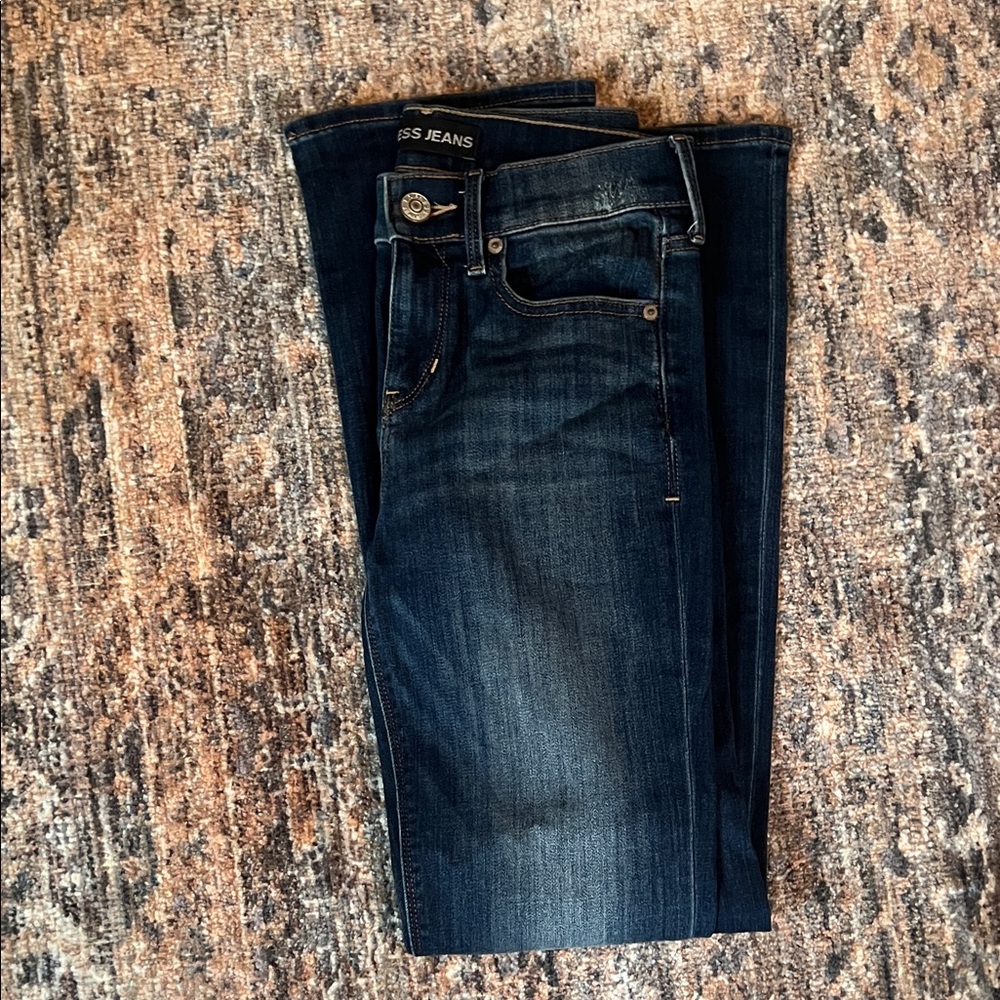 Express Dark Blue Women's Boot Cut Jeans